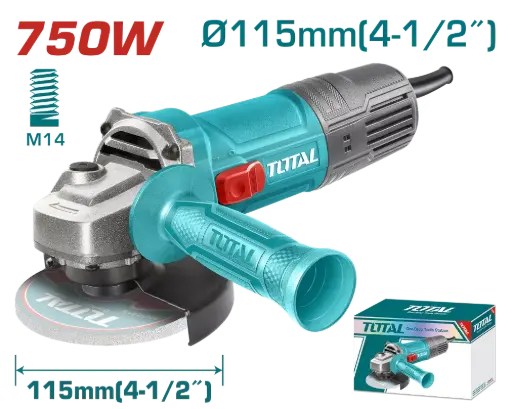 [TG10711556E] Polizor unghiular 115mm, 750W (industrial) Total