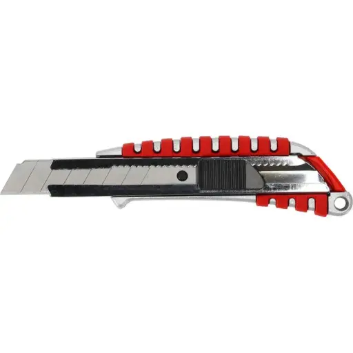[30041] Cutter aluminiu cauciucat cu buton blocare - 18mm Proline