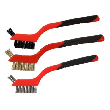 [32603] Set perii curatare cu fire inox-alama-plastic - 3p. Proline