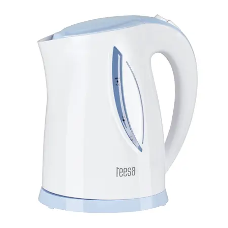 [TSA1010] Fierbator electric cordless 1.7l alb/albastru Teesa
