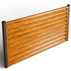 [Atlas stejar] Panou gard tip jaluzea Atlas, tabla prevopsita otel zincat, stejar, imitatie lemn - fata / spate, 2000x2045 x0.5mm Tps