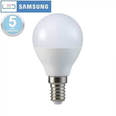 [168] DL Bec led 5.5w e14 P45 samsung chip 3000k v-tac lumina calda