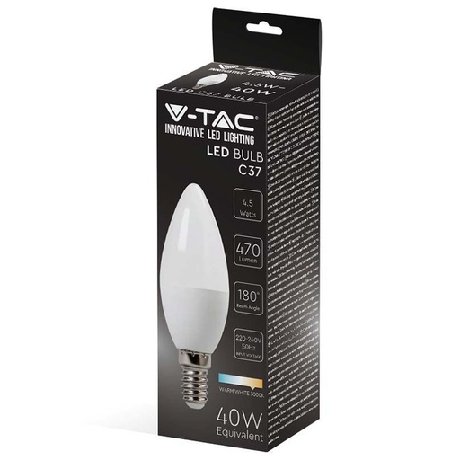 [sku-2142581] Bec led E14 4.5W 4500K alb neutru V-tac