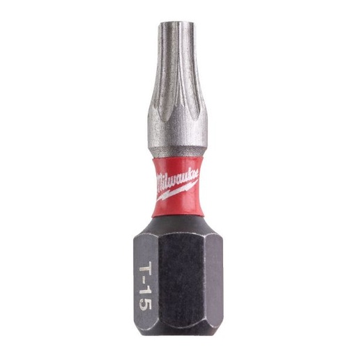 [30873] Bit pentru insurubat Milwaukee Shockwave Impact Duty 4932430873, TX15, prindere HEX 1/4 C63, 25 mm