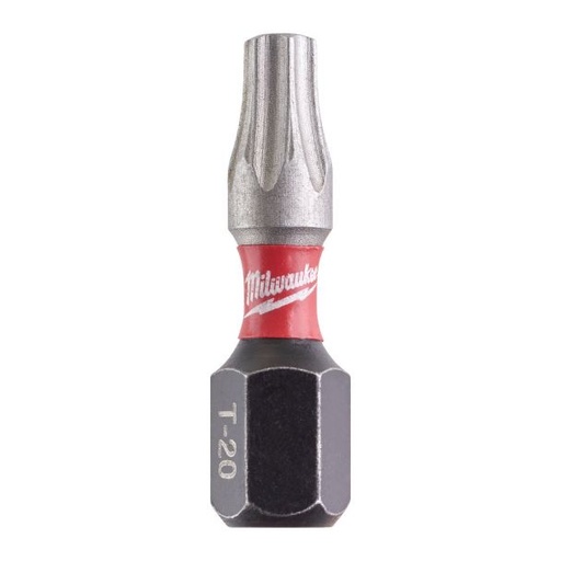 [30875] Bit pentru insurubat Milwaukee Shockwave Impact Duty 4932430875, TX20, prindere HEX 1/4 C63, 25mm