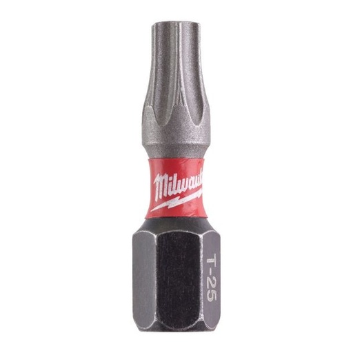 [30880] Bit pentru insurubat Milwaukee Shockwave Impact Duty 4932430880, TX25, prindere HEX 1/4 C63, 25mm