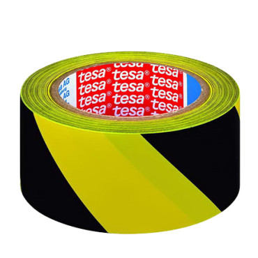 [T-60760-87] Banda adeziva marcare 50mm / 33m - galben/negru Tesa