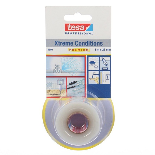 [T-04600-03] BANDA ADEZIVA REPARARE EXTREMA 25MM/ 3M - TRANSPARENT Tesa