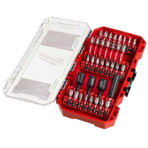 [49203] Set biti pentru insurubat Shockwave Impact Duty Milwaukee 4932492003, prindere HEX 1/4" C63, 35 bucati, compatibil PACKOUT