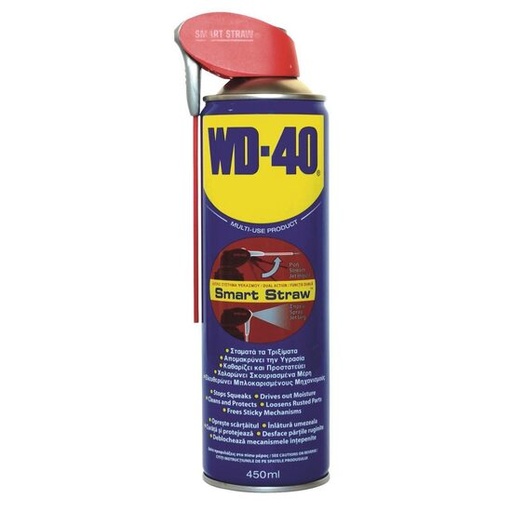 [780003] Lubrifiant multifuncțional WD-40 Smart Straw, 450ml