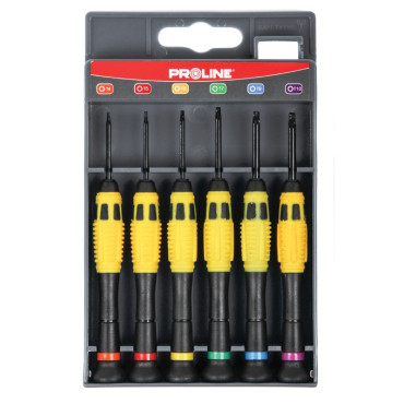 [10226] Set surubelnite precizie Ni-Cr-Mo cu maner / P+PH - 6p. Proline