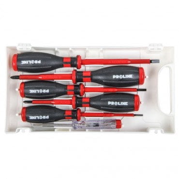 [10510] Set surubelnite izolate maner cauciuc + tester - 6p. Proline