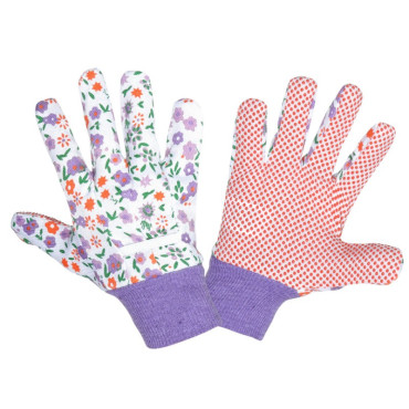 [l240507k] Manusa vinil cu bumbac tip floral - 7 Lahti Pro