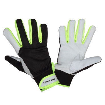 [l271810k] Manusa piele ovina cu bumbac flexibila cu manseta - 10 Lahti Pro