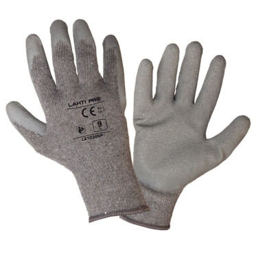 [l210310k] Manusa latex cu poliester-bumbac - 10 Lahti Pro
