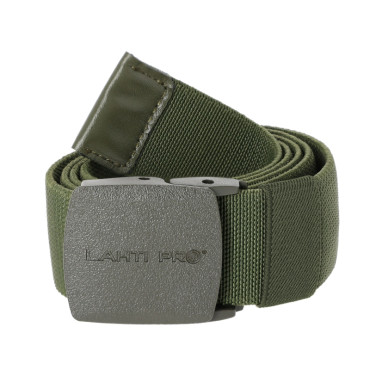 [l9020700] Curea elastica cu catarama plastic 120cm / Kaki Lahti Pro