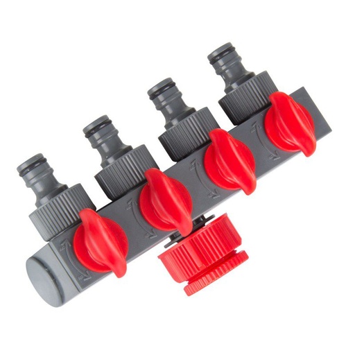 [99241] CONECTOR DISTRIBUITOR CU 4 ROBINETI 1" - 3/4" / BLISTER Proline