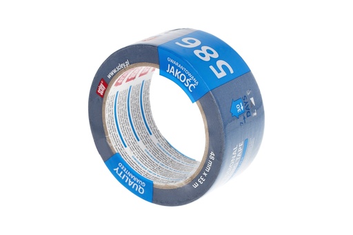 [0300-863348] Banda solida pentru lucrari de vopsire albastra 40mm x33m Hardex