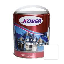 [e51101-c2.5l] Vopsea alchidica pentru lemn / metal, Kober Ideea, interior / exterior, alb, 2.5 L