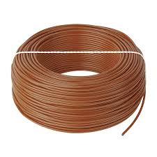 [0404m] Cablu FY 4mm maro rola x 100m, cupru