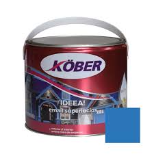 [e51633-c2.5l] Vopsea alchidica pentru lemn / metal, Kober Ideea, interior / exterior, albastru luminos, 2.5 L