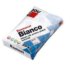 [0229b] Adeziv pentru piatra naturala Baumacol Bianco, interior, alb, 25 kg Baumit