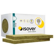 [8420] Vata minerala bazaltica pentru fatada, Isover Profi Fassade, 1000 x 600 x 100 mm Λd=0,036 W/(m·K), (2,4 m2/pac=4 plăci)