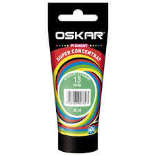 [7623] Pigment D, superconcentrat, verde 13, pentru vopsea lavabila, 30ml Oskar 