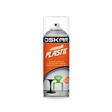 [23487] Spray vopsea, Oskar Direct pe plastic, incolor, interior / exterior, 400 ml
