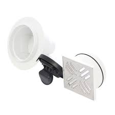 [1340.65] Sifon pardoseala, din inox, 100 x 100 mm, iesire verticala D 50 mm