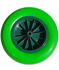 [alv1704] Roata Roata Plină 3/3.5x8 verde Alverosal