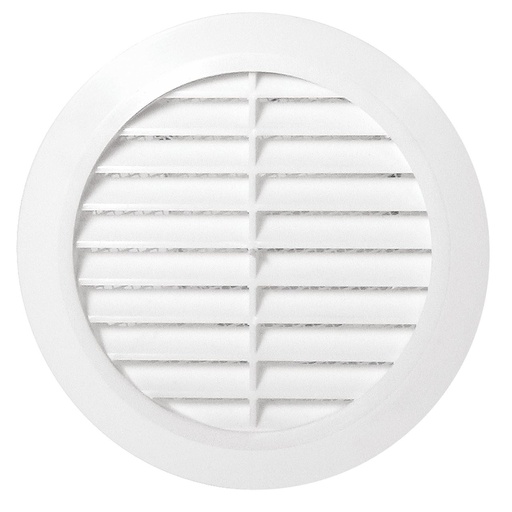 [770101] Grilă de aerisire rotundă cu plasă KARRO, pentru tubulatură, diametru, 125mm