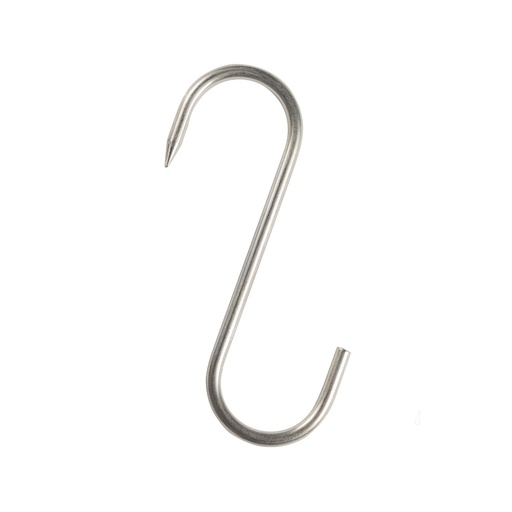 [1077900 290z] Carlig cu forma S, pentru carne, otel, 120 x 30 x 4,8 mm Vormann