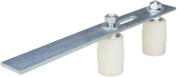 [673680] Ghidaj Reglabil Tip I pentru Porti Culisante ETS / D[mm]: 42; L[mm]: 60; Nr. Role: 2 Evotools