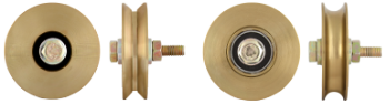 [674192] Roata Simpla cu Rulment pentru Porti Culisante / D[mm]: 60; Profil: R; S[kg]: 100 Evotools