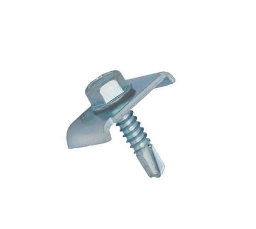 [6325z] Clema pentru fixare gard cu surub autoforant 6.3X25 zincata