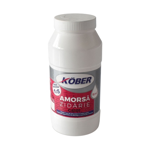 [g8101-f0.75l] Amorsa pentru zidarie Kober G8101, interior / exterior, 0.75 L