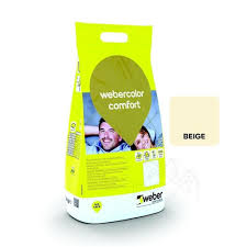 [be205] Webercolor comfort BEIGE - Chit flexibil pentru rosturi de 1 - 6 mm, clasa CG2 A W, sac PE 2 kg
