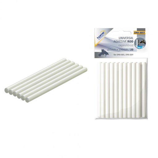 [SMA 005T] Rezervă plastic pentru pistol de lipit, 7x100mm, 20 buc/pachet Somogyi
