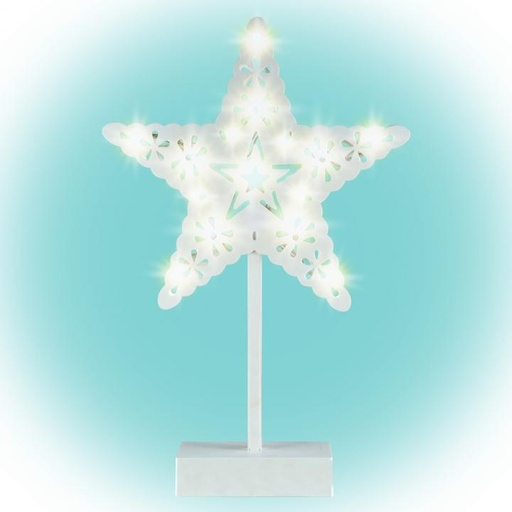 [KAD 20 STAR] Decor pentru masă cu LED, brad, 4,5V Somogyi